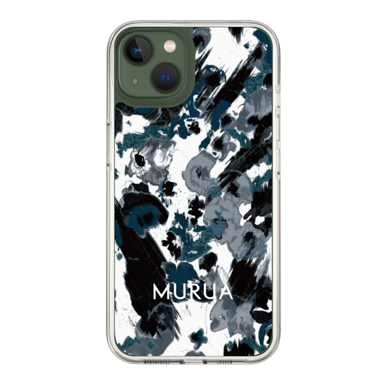 Slim Protection Case［ MURUA - Print - Black ］