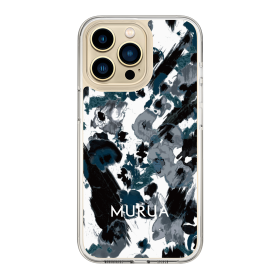 Slim Protection Case［ MURUA - Art print - Black × White ］
