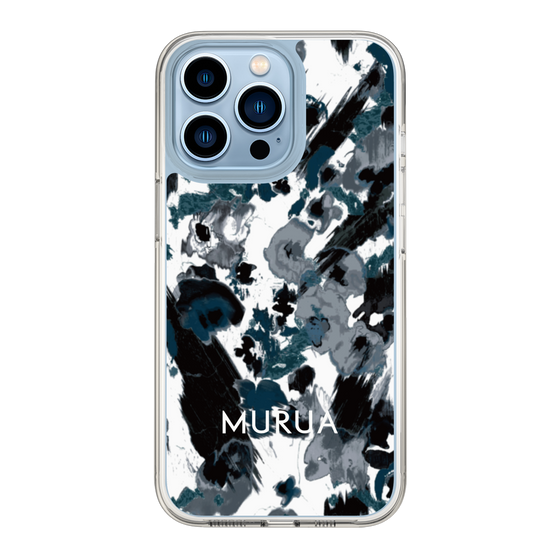 Slim Protection Case［ MURUA - Print - Black ］