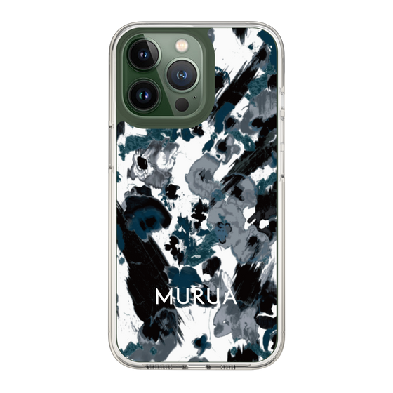 Slim Protection Case［ MURUA - Print - Black ］