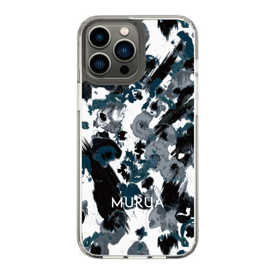 Slim Protection Case［ MURUA - Print - Black ］