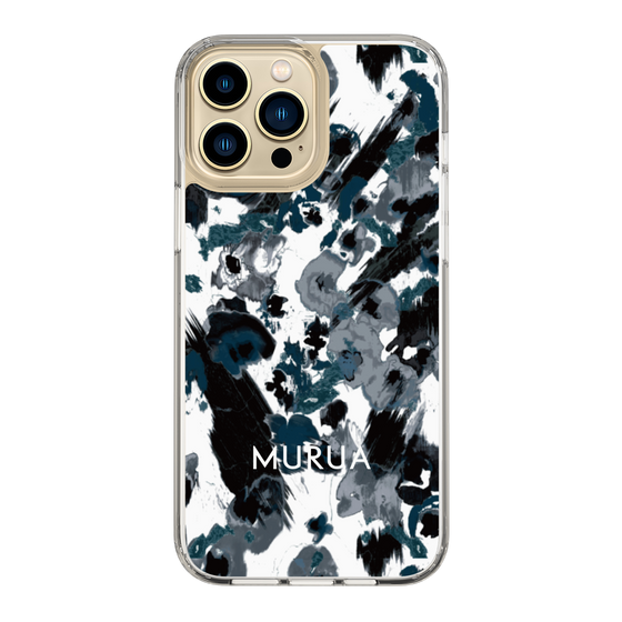 Slim Protection Case［ MURUA - Print - Black ］