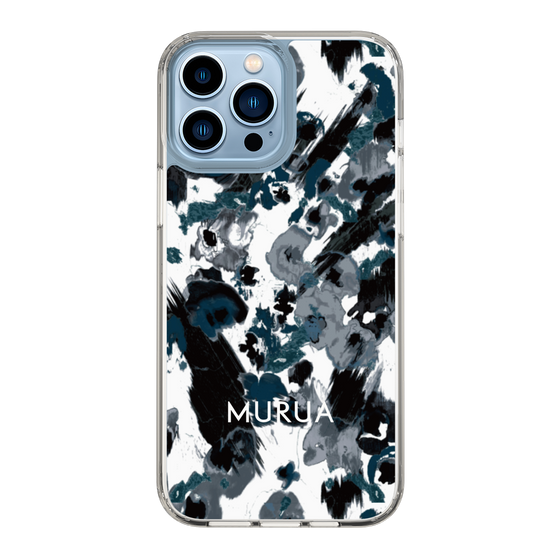 Slim Protection Case［ MURUA - Print - Black ］