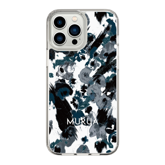 Slim Protection Case［ MURUA - Print - Black ］