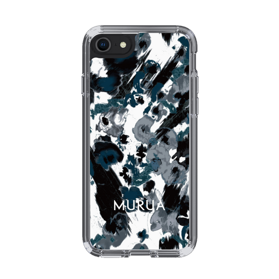 Slim Protection Case［ MURUA - Art print - Black × White ］