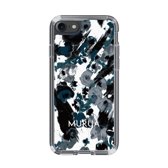 Slim Protection Case［ MURUA - Art print - Black × White ］