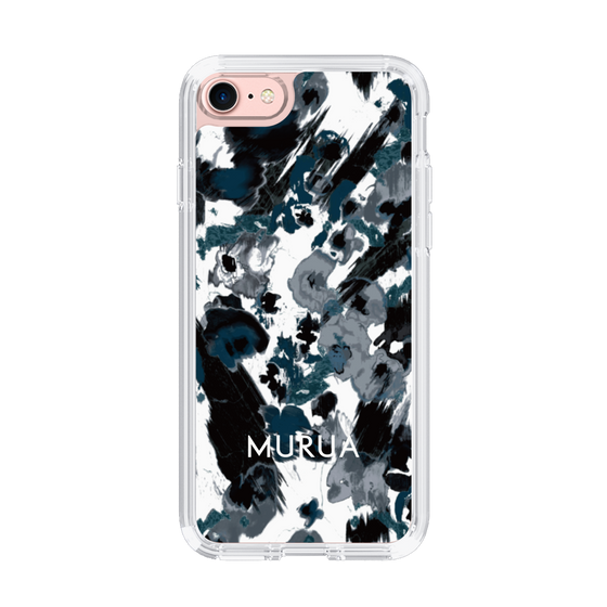 Slim Protection Case［ MURUA - Art print - Black × White ］