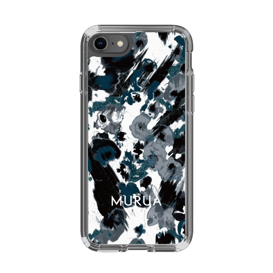 Slim Protection Case［ MURUA - Art print - Black × White ］