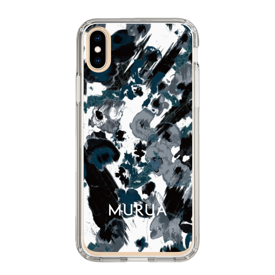 Slim Protection Case［ MURUA - Art print - Black × White ］