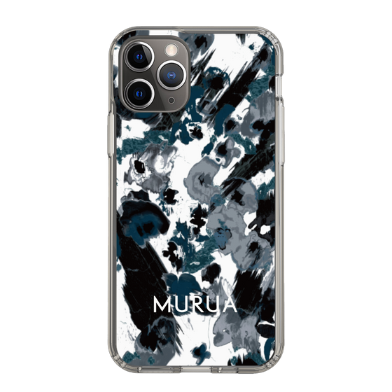 Slim Protection Case［ MURUA - Art print - Black × White ］