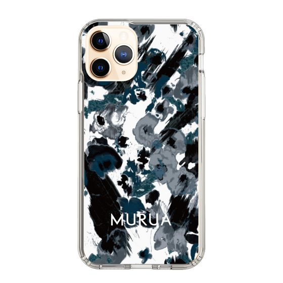 Slim Protection Case［ MURUA - Print - Black ］