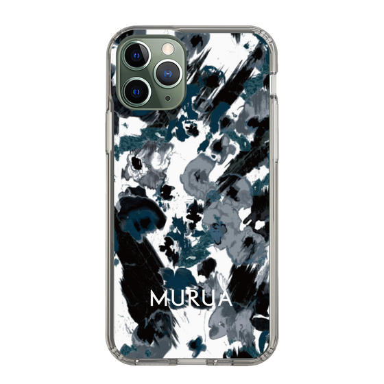 Slim Protection Case［ MURUA - Print - Black ］