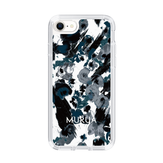 Slim Protection Case［ MURUA - Art print - Black × White ］