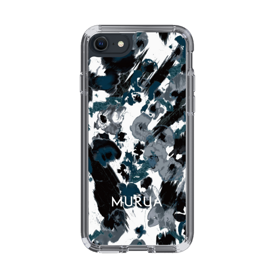 Slim Protection Case［ MURUA - Art print - Black × White ］