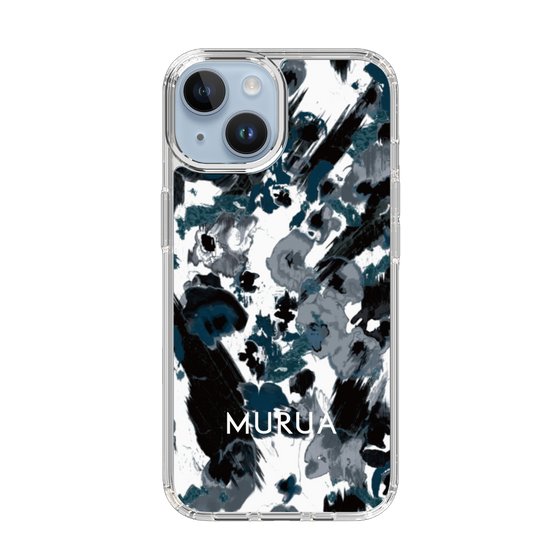 Slim Protection Case［ MURUA - Art print - Black × White ］
