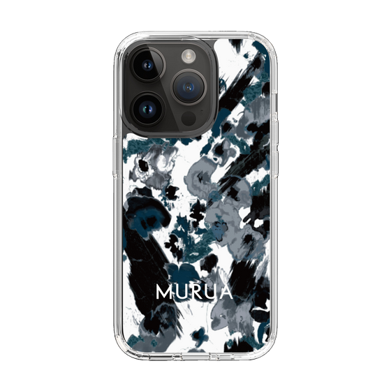 Slim Protection Case［ MURUA - Print - Black ］