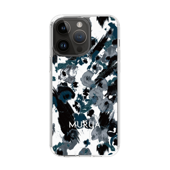 Slim Protection Case［ MURUA - Art print - Black × White ］