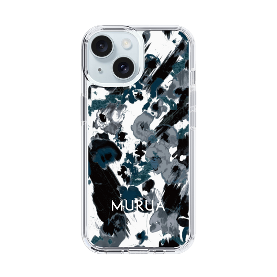 Slim Protection Case［ MURUA - Art print - Black × White ］