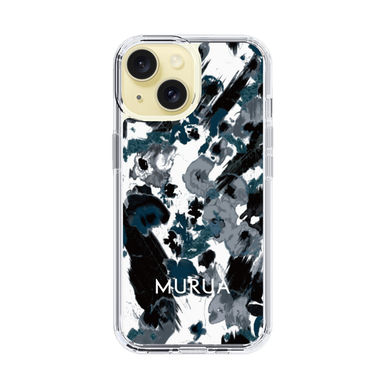 Slim Protection Case［ MURUA - Art print - Black × White ］