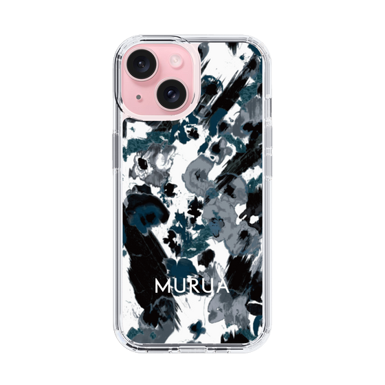 Slim Protection Case［ MURUA - Art print - Black × White ］