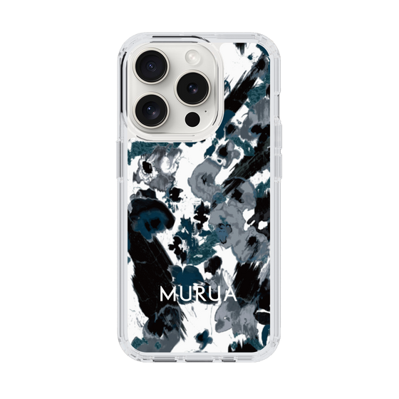 Slim Protection Case［ MURUA - Art print - Black × White ］
