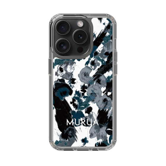 Slim Protection Case［ MURUA - Art print - Black × White ］