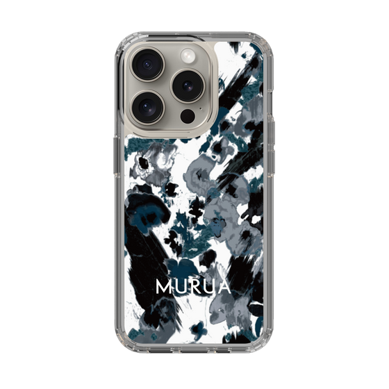 Slim Protection Case［ MURUA - Art print - Black × White ］