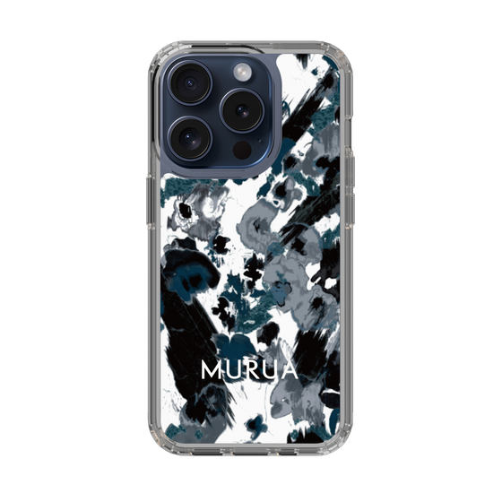 Slim Protection Case［ MURUA - Art print - Black × White ］