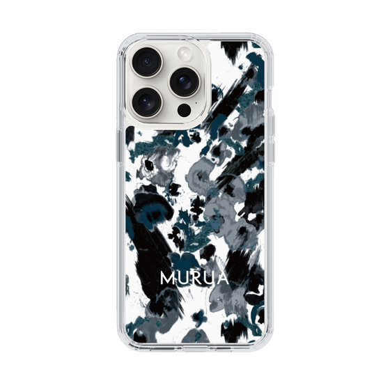 Slim Protection Case［ MURUA - Art print - Black × White ］