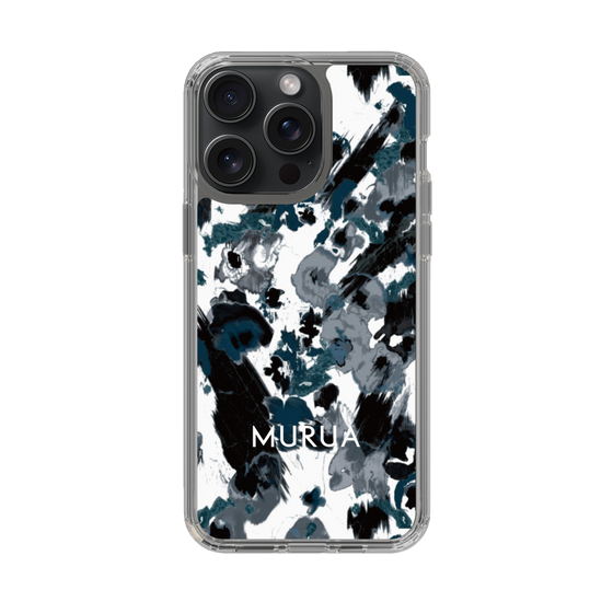 Slim Protection Case［ MURUA - Art print - Black × White ］