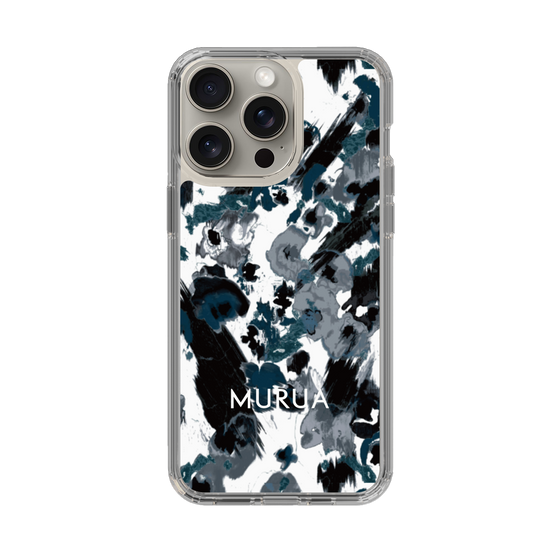 Slim Protection Case［ MURUA - Art print - Black × White ］