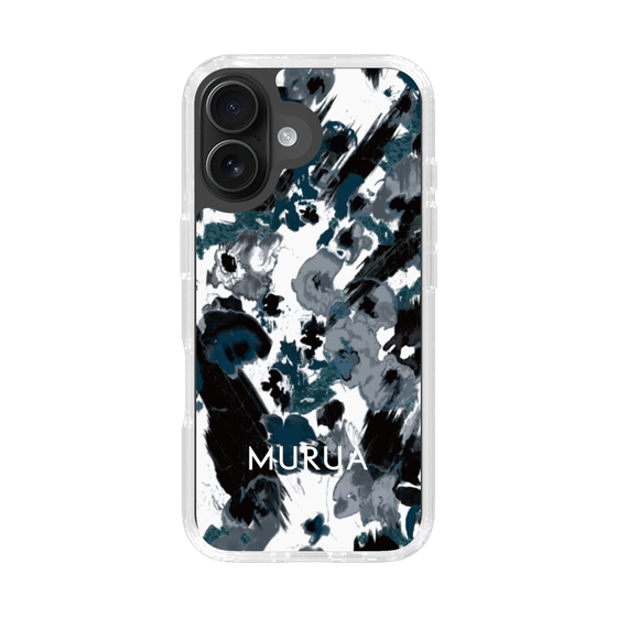 Slim Protection Case［ MURUA - Art print - Black × White ］