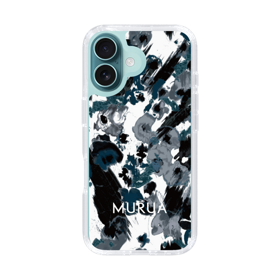 Slim Protection Case［ MURUA - Art print - Black × White ］