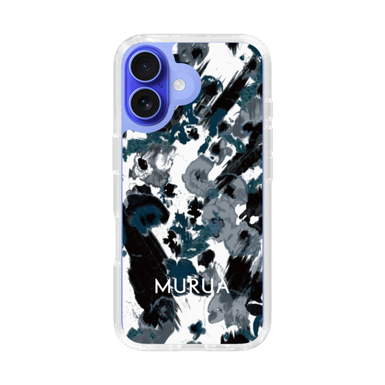 Slim Protection Case［ MURUA - Art print - Black × White ］