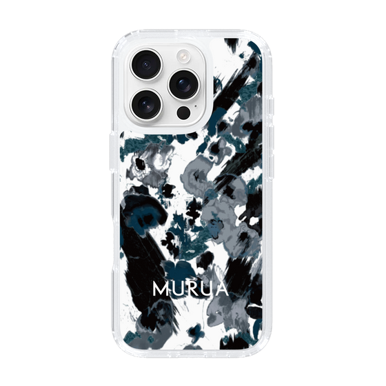 Slim Protection Case［ MURUA - Art print - Black × White ］