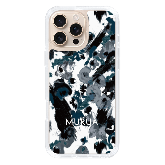 Slim Protection Case［ MURUA - Art print - Black × White ］