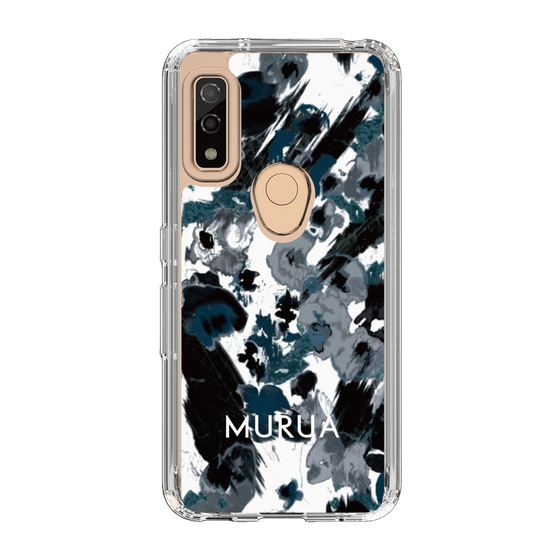 Slim Protection Case［ MURUA - Art print - Black × White ］