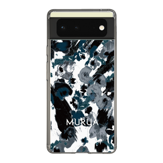 Slim Protection Case［ MURUA - Art print - Black × White ］