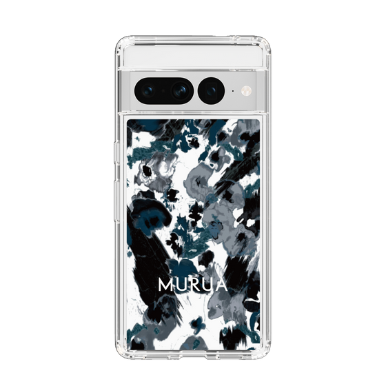 Slim Protection Case［ MURUA - Art print - Black × White ］