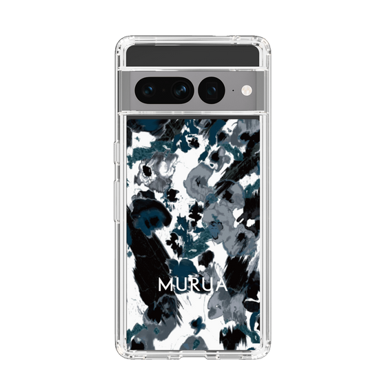 Slim Protection Case［ MURUA - Print - Black ］