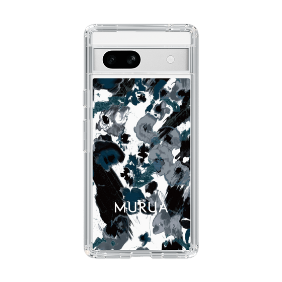 Slim Protection Case［ MURUA - Art print - Black × White ］