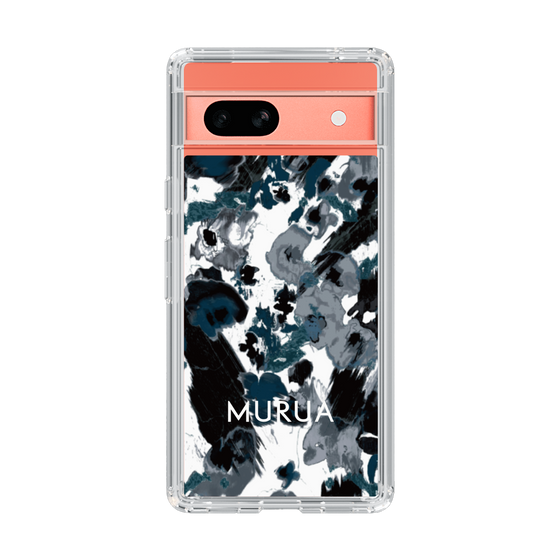 Slim Protection Case［ MURUA - Art print - Black × White ］