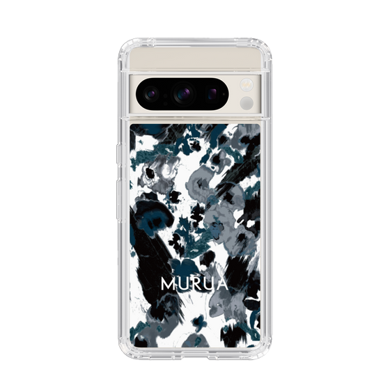 Slim Protection Case［ MURUA - Art print - Black × White ］