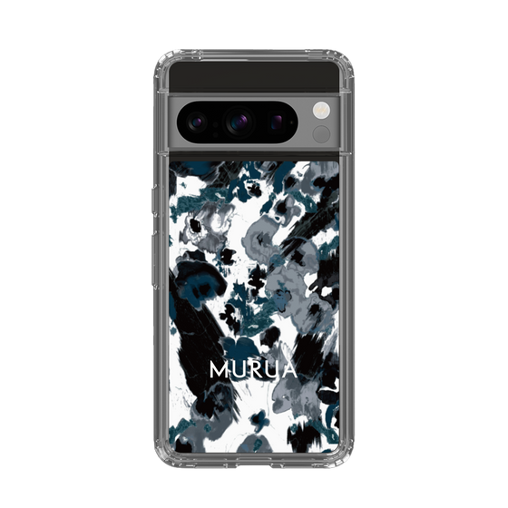 Slim Protection Case［ MURUA - Art print - Black × White ］