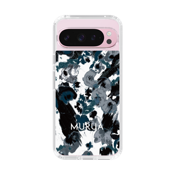 Slim Protection Case［ MURUA - Art print - Black × White ］