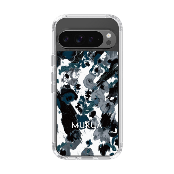 Slim Protection Case［ MURUA - Art print - Black × White ］