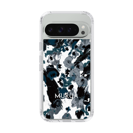 Slim Protection Case［ MURUA - Art print - Black × White ］