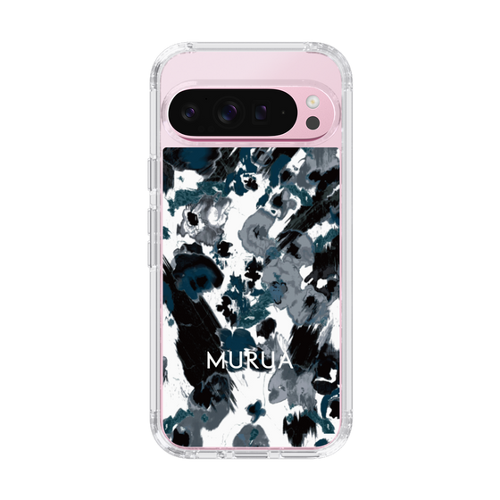 Slim Protection Case［ MURUA - Art print - Black × White ］