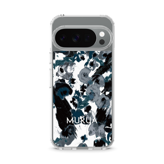Slim Protection Case［ MURUA - Art print - Black × White ］