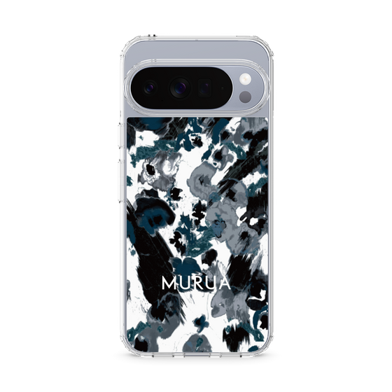 Slim Protection Case［ MURUA - Art print - Black × White ］